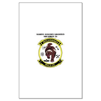 MALS29 - M01 - 02 - Marine Aviation Logistics Squadron 29 (MALS-29) with Text Large Poster - Click Image to Close