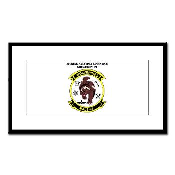 MALS29 - M01 - 02 - Marine Aviation Logistics Squadron 29 (MALS-29) with Text Small Framed Print - Click Image to Close