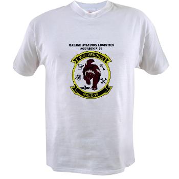MALS29 - A01 - 04 - Marine Aviation Logistics Squadron 29 (MALS-29) with Text Value T-Shirt - Click Image to Close
