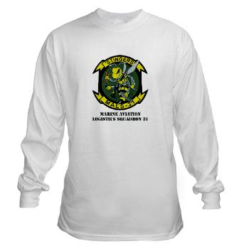 MALS31 - A01 - 03 - Marine Aviation Logistics Squadron 31 (MALS-31) with Text Long Sleeve T-Shirt