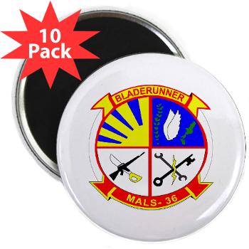 MALS36 - M01 - 01 - Marine Aviation Logistics Squadron 36 - 2.25 Magnet (10 pack)