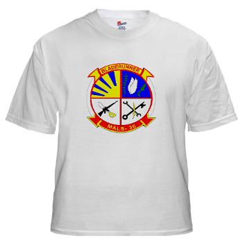 MALS36 - A01 - 04 - Marine Aviation Logistics Squadron 36 - White T-Shirt