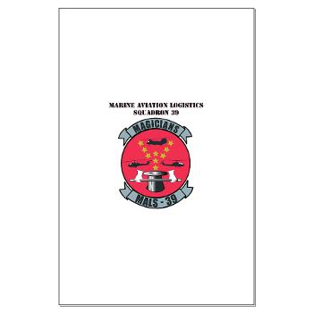 MALS39 - M01 - 02 - Marine Aviation Logistics Squadron 39 with Text - Large Poster