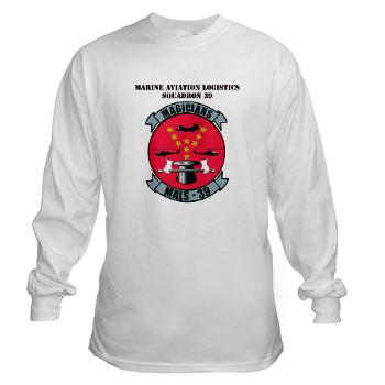 MALS39 - A01 - 03 - Marine Aviation Logistics Squadron 39 with Text - Long Sleeve T-Shirt