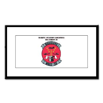 MALS39 - M01 - 02 - Marine Aviation Logistics Squadron 39 with Text - Small Framed Print - Click Image to Close