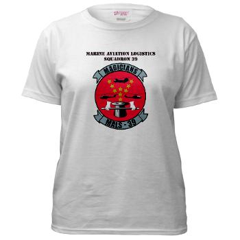 MALS39 - A01 - 04 - Marine Aviation Logistics Squadron 39 with Text - Women's T-Shirt