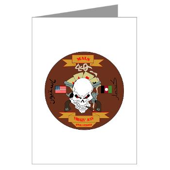 MALS40 - M01 - 02 - Marine Aviation Logistics Squadron 40 (MALS-40) Greeting Cards (Pk of 10)