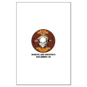 MALS40 - M01 - 02 - Marine Aviation Logistics Squadron 40 (MALS-40) with Text Large Poster - Click Image to Close