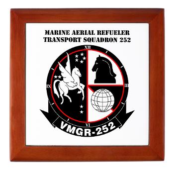 MARTS252 - M01 - 04 - Marine Aerial Refueler Transport Squadron 252 with Text - Keepsake Box