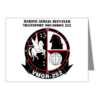 MARTS252 - M01 - 02 - Marine Aerial Refueler Transport Squadron 252 with Text - Note Cards (Pk of 20)
