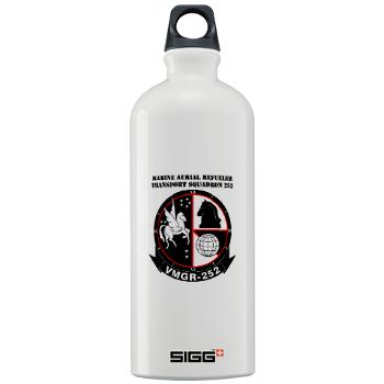 MARTS252 - M01 - 04 - Marine Aerial Refueler Transport Squadron 252 with Text - Sigg Water Bottle 1.0L