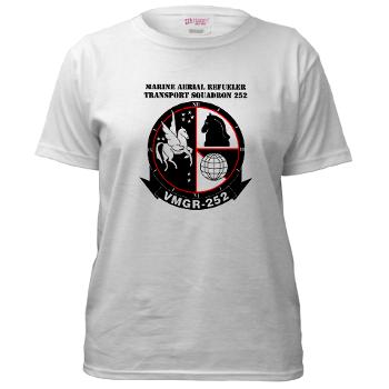 MARTS252 - A01 - 04 - Marine Aerial Refueler Transport Squadron 252 with Text - Women's T-Shirt