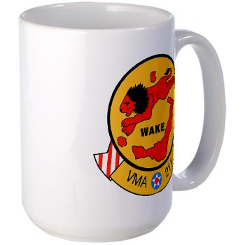 MAS211 - M01 - 03 - Marine Attack Squadron 211 Large Mug