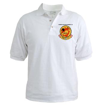 MAS211 - A01 - 04 - Marine Attack Squadron 211 with Text Golf Shirt - Click Image to Close