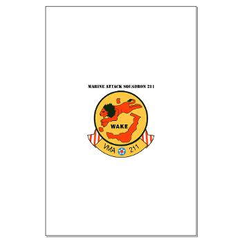 MAS211 - M01 - 02 - Marine Attack Squadron 211 with Text Large Poster - Click Image to Close
