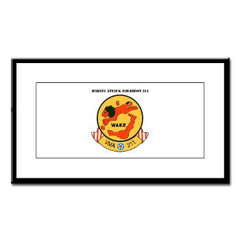 MAS211 - M01 - 02 - Marine Attack Squadron 211 with Text Small Framed Print - Click Image to Close