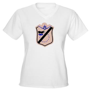 MAS214 - A01 - 04 - Marine Attack Squadron 214 Women's V-Neck T-Shirt
