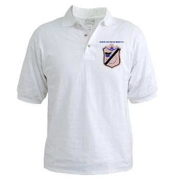 MAS214 - A01 - 04 - Marine Attack Squadron 214 with text Golf Shirt