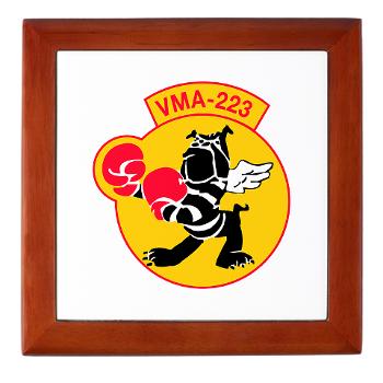 MAS223 - M01 - 03 - Marine Attack Squadron 223 (VMA-223) - Keepsake Box