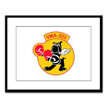 MAS223 - M01 - 02 - Marine Attack Squadron 223 (VMA-223) - Large Framed Print