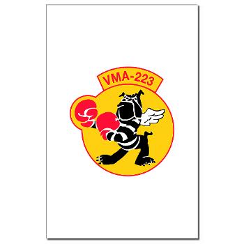 MAS223 - M01 - 02 - Marine Attack Squadron 223 (VMA-223) - Mini Poster Print - Click Image to Close