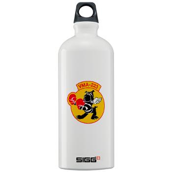 MAS223 - M01 - 03 - Marine Attack Squadron 223 (VMA-223) - Sigg Water Bottle 1.0L - Click Image to Close