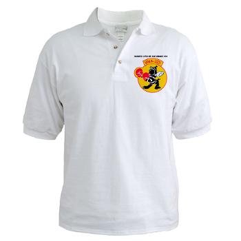 MAS223 - A01 - 04 - Marine Attack Squadron 223 (VMA-223) with Text - Golf Shirt