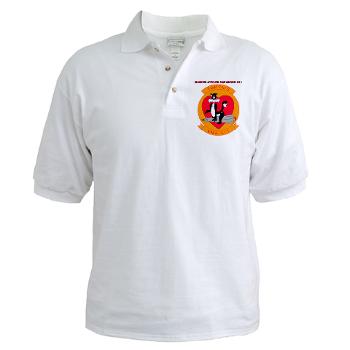 MAS311 - A01 - 04 - Marine Attack Squadron 311 with text Golf Shirt