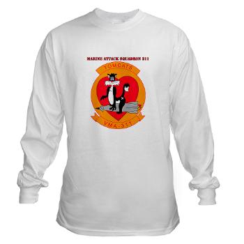MAS311 - A01 - 03 - Marine Attack Squadron 311 with text Long Sleeve T-Shirt