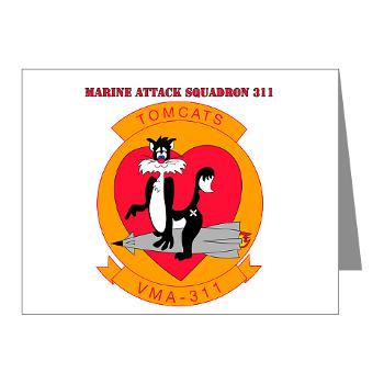 MAS311 - M01 - 02 - Marine Attack Squadron 311 with text Note Cards (Pk of 20)