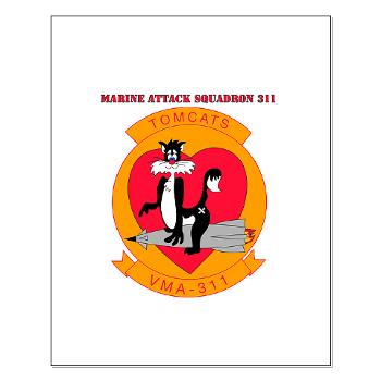 MAS311 - M01 - 02 - Marine Attack Squadron 311 with text Small Poster