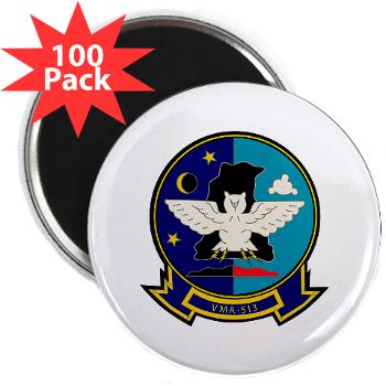 MAS513 - M01 - 01 - Marine Attack Squadron 513 - 2.25" Magnet (100 pack) - Click Image to Close