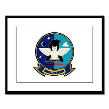 MAS513 - M01 - 02 - Marine Attack Squadron 513 - Large Framed Print