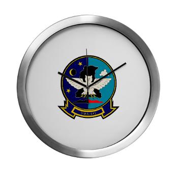 MAS513 - M01 - 03 - Marine Attack Squadron 513 - Modern Wall Clock