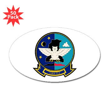 MAS513 - M01 - 01 - Marine Attack Squadron 513 - Sticker (Oval 50 pk)