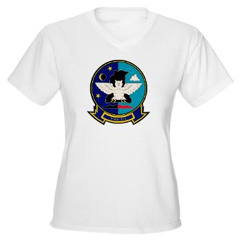 MAS513 - A01 - 04 - Marine Attack Squadron 513 - Women's V-Neck T-Shirt
