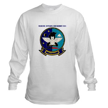 MAS513 - A01 - 03 - Marine Attack Squadron 513 with Text - Long Sleeve T-Shirt