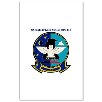 MAS513 - M01 - 02 - Marine Attack Squadron 513 with Text - Mini Poster Print