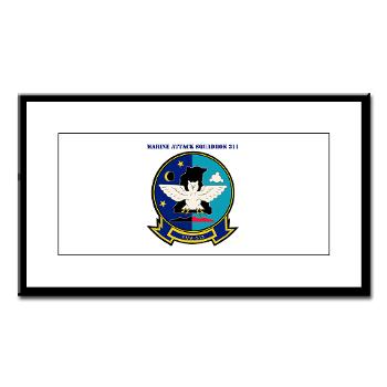 MAS513 - M01 - 02 - Marine Attack Squadron 513 with Text - Small Framed Print