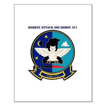 MAS513 - M01 - 02 - Marine Attack Squadron 513 with Text - Small Poster