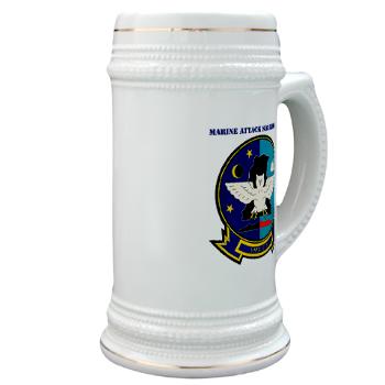 MAS513 - M01 - 03 - Marine Attack Squadron 513 with Text - Stein - Click Image to Close