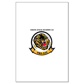 MAS542 - M01 - 02 - Marine Attack Squadron 542 (VMA-542) with Text - Large Poster
