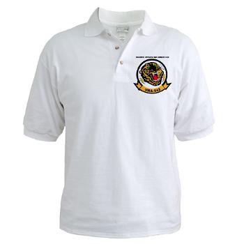 MAS542 - A01 - 01 - Marine Attack Squadron 542 with Text - Golf Shirt - Click Image to Close