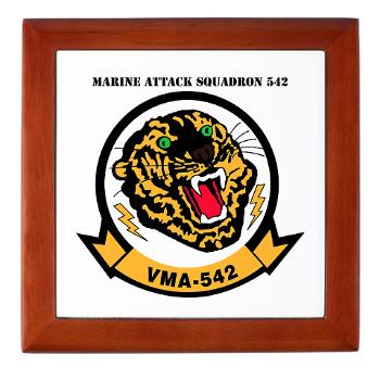 MAS542 - A01 - 01 - Marine Attack Squadron 542 with Text - Keepsake Box - Click Image to Close