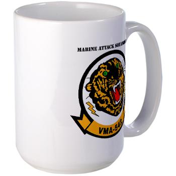 MAS542 - A01 - 01 - Marine Attack Squadron 542 with Text - Large Mug
