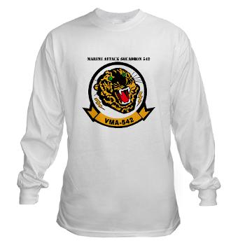 MAS542 - A01 - 01 - Marine Attack Squadron 542 with Text - Long Sleeve T-Shirt