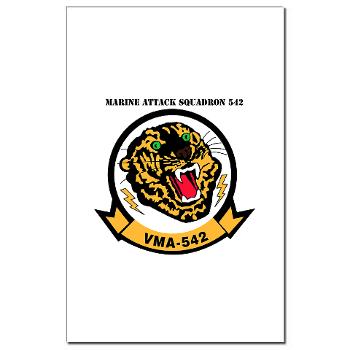 MAS542 - A01 - 01 - Marine Attack Squadron 542 with Text - Mini Poster Print