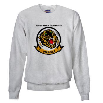 MAS542 - A01 - 01 - Marine Attack Squadron 542 with Text - Sweatshirt - Click Image to Close
