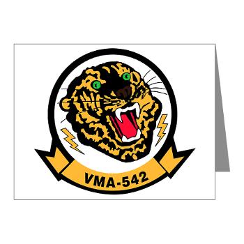 MAS542 - M01 - 02 - Marine Attack Squadron 542 (VMA-542) - Note Cards (Pk of 20) - Click Image to Close