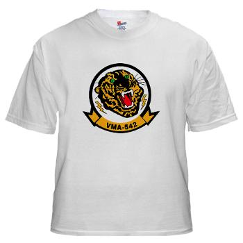 MAS542 - A01 - 04 - Marine Attack Squadron 542 (VMA-542) - White t-Shirt